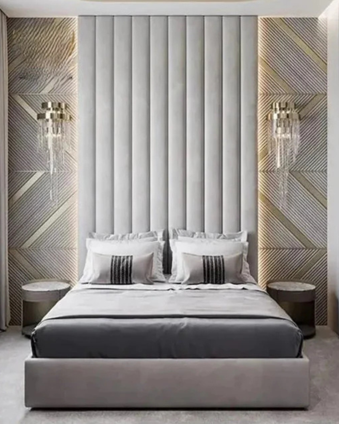 Savoy Premium Vertical Panel Bed | The Bed Store