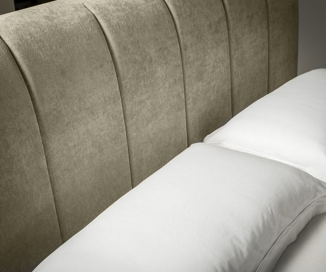 Kensington Haven Upholstered Sleigh Bed | Optional Ottoman Storage Bed | The Bed Store