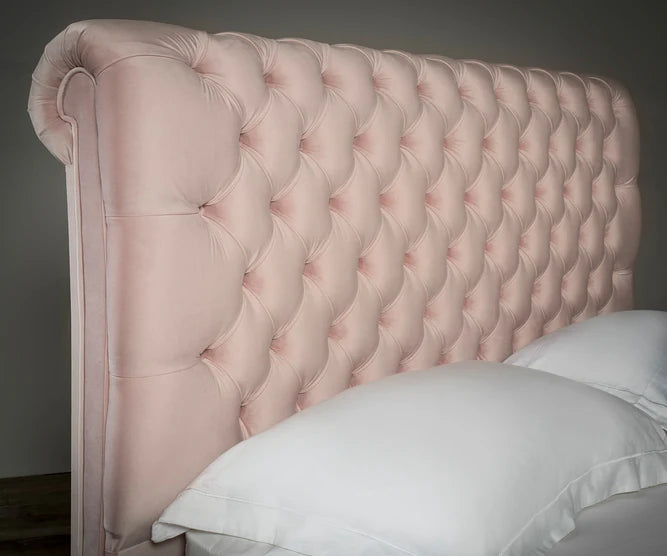 Duchess Chesterfield Sleigh Bed | Optional Ottoman Storage Bed | The Bed Store