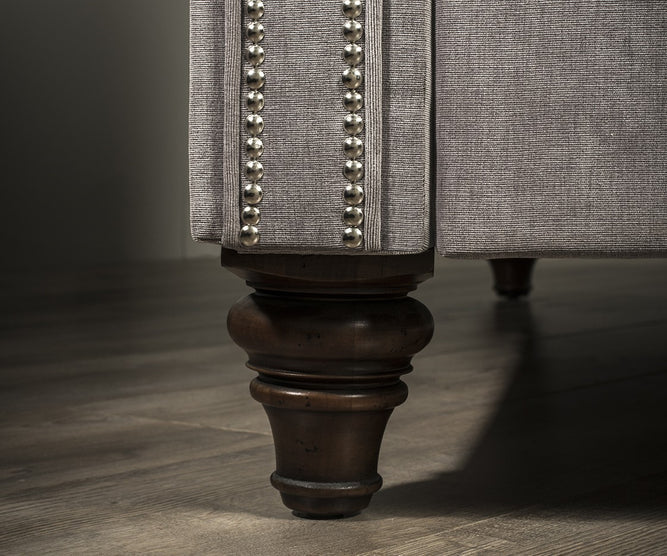 Knightsbridge Upholstered Sleigh Bed | Optional Ottoman Storage Bed | The Bed Store
