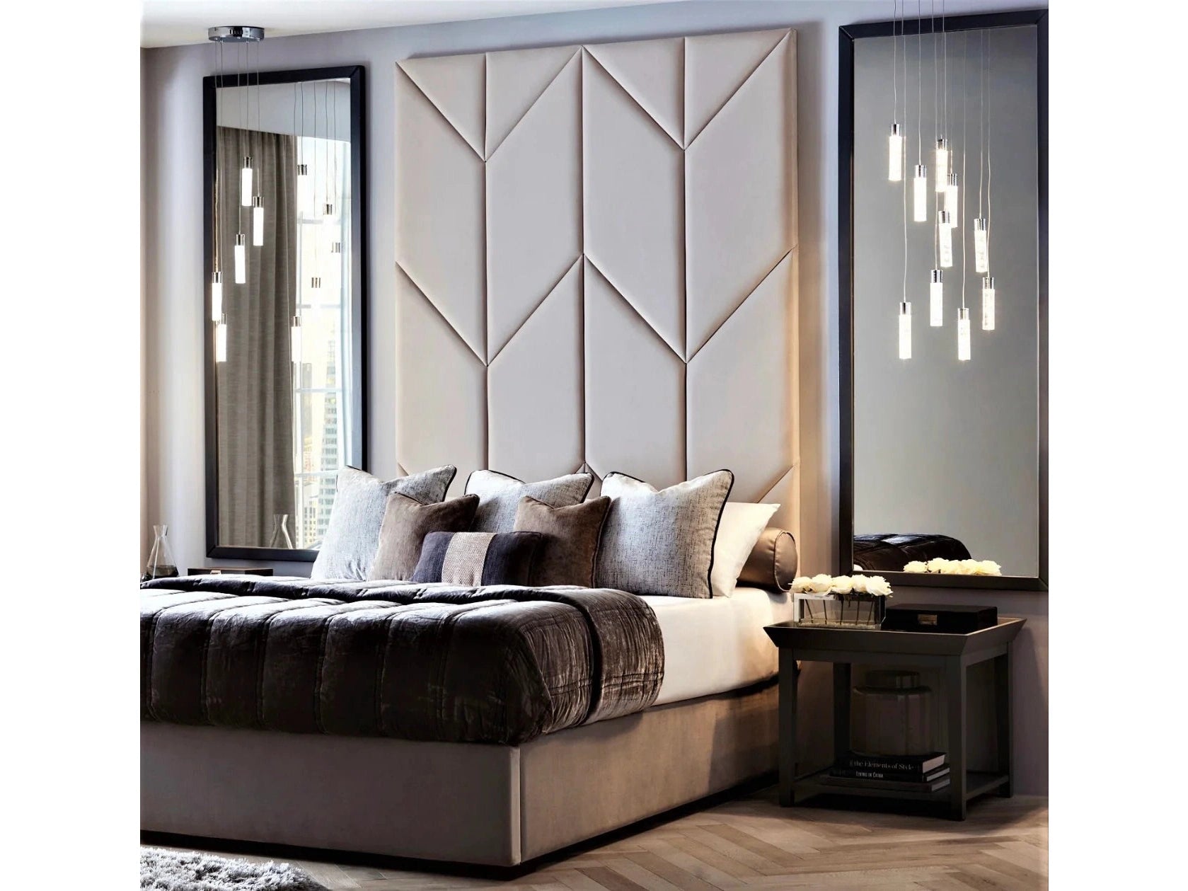 The Luxury Wall Panel Bed | Optional Ottoman Storage Bed | The Bed Store