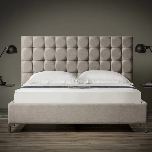Mies Upholstered Bed | Optional Ottoman Storage Bed | The Bed Store