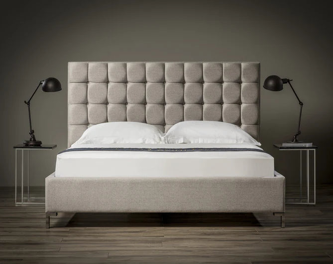 Mies Upholstered Bed | Optional Ottoman Storage Bed | The Bed Store