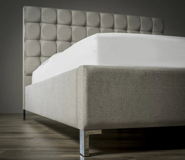Mies Upholstered Bed | Optional Ottoman Storage Bed | The Bed Store