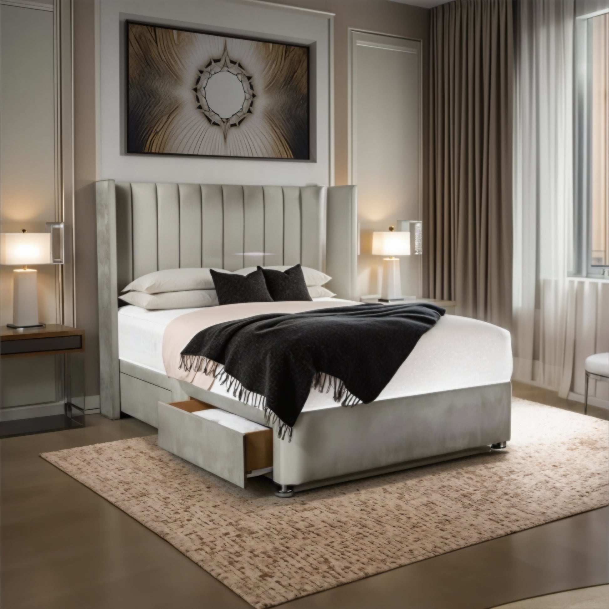 The Maldives Haven Bed | Divan Bed With Drawer Storage | The Bed Store