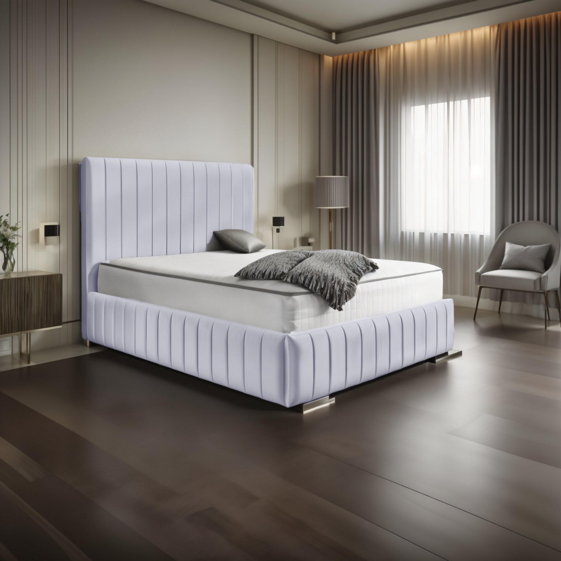 The Paris Luxe  Bed | Optional Ottoman Storage Bed | The Bed Store