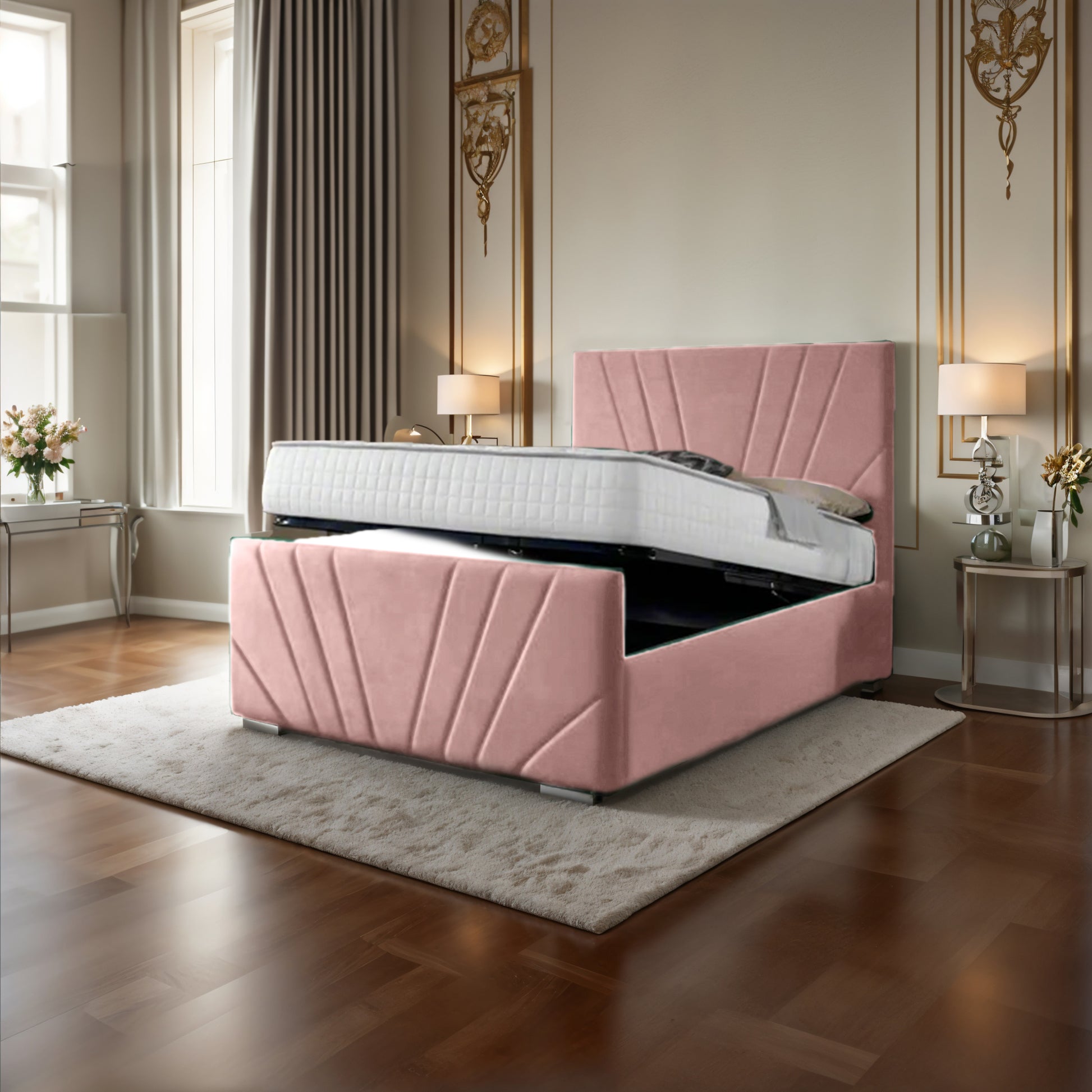 The Sydney Sleep Bed | Optional Ottoman Storage Bed | The Bed Store