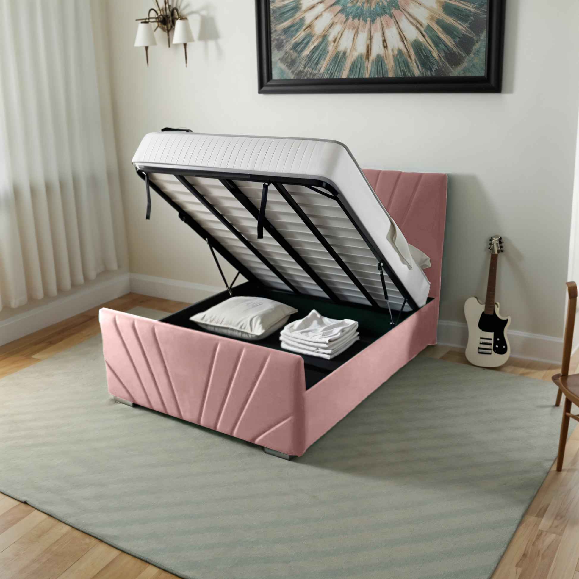 The Sydney Sleep Bed | Optional Ottoman Storage Bed | The Bed Store