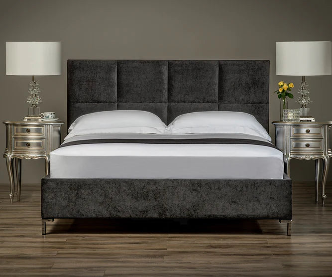Linear Upholstered Bed | Optional Ottoman Storage Bed | The Bed Store