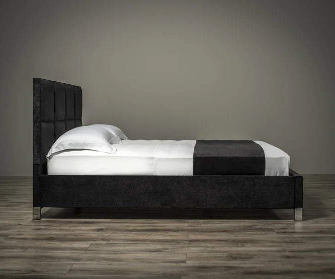Linear Upholstered Bed | Optional Ottoman Storage Bed | The Bed Store