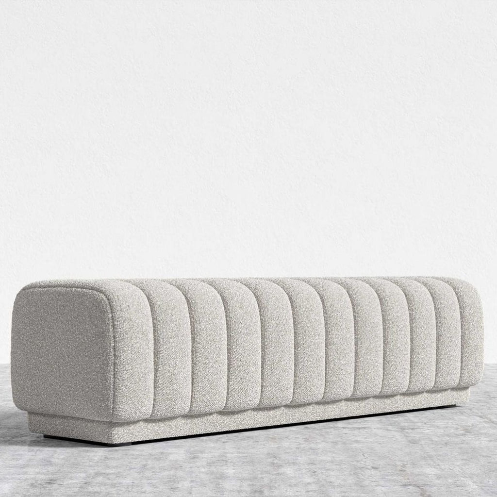 Paneled Designer Ottoman Bench/Footstool