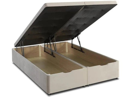 The Admiral Wingback Bed | Optional Ottoman Storage Bed | The Bed Store - The Bed Store